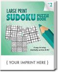 SCS1961 Large Print Sudoku Puzzle Book With Custom Imprint